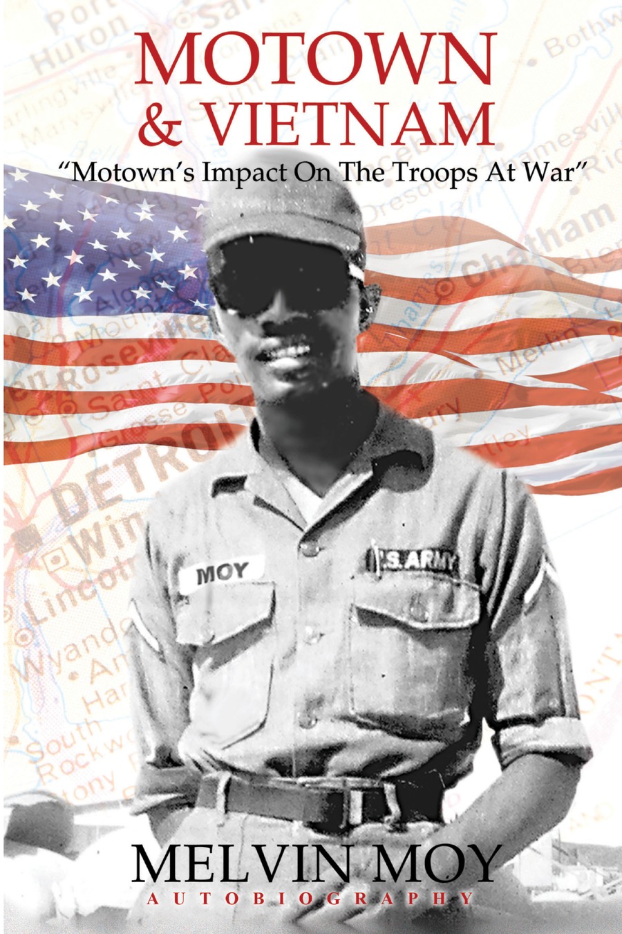 Cover of Motown and Vietnam by Melvin Moy